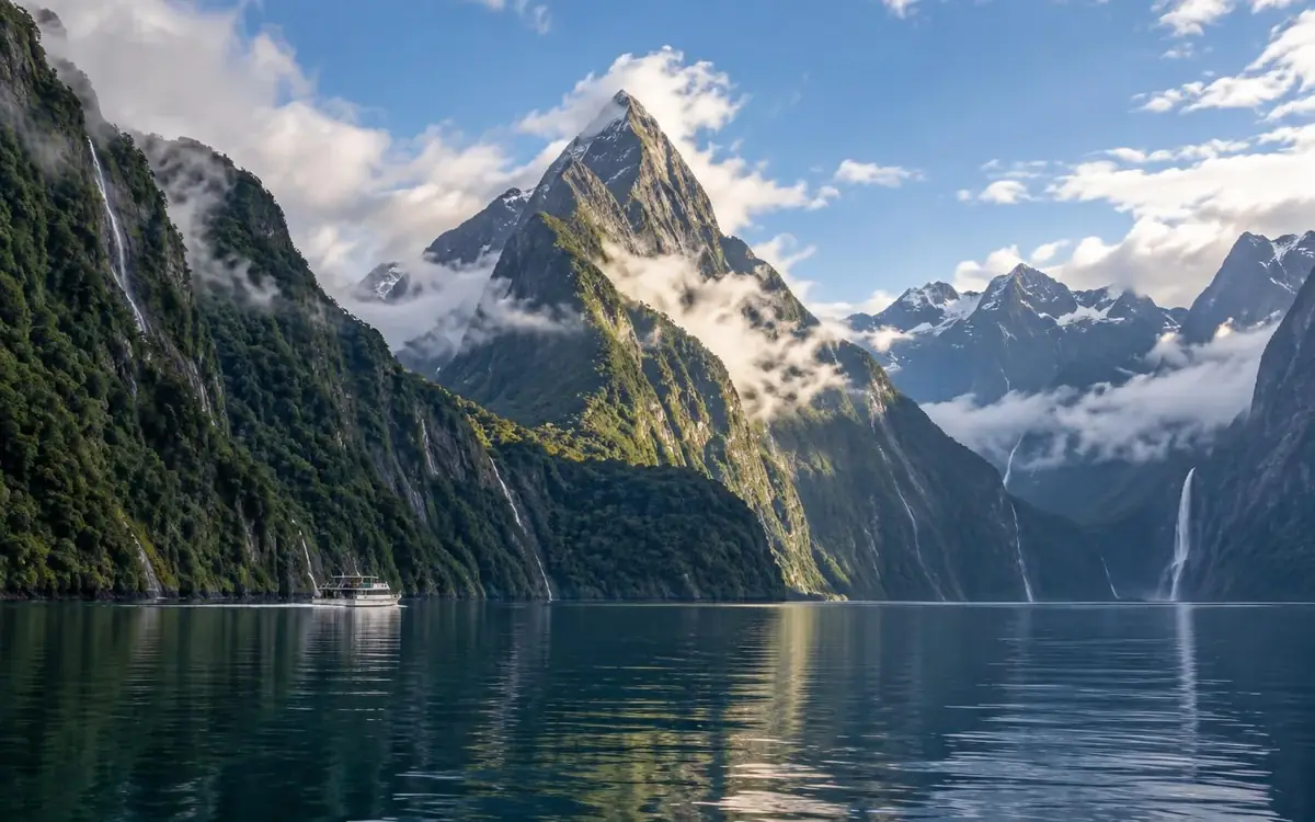 Travel scenery in New Zealand, where your rufly eSIM connects on arrival